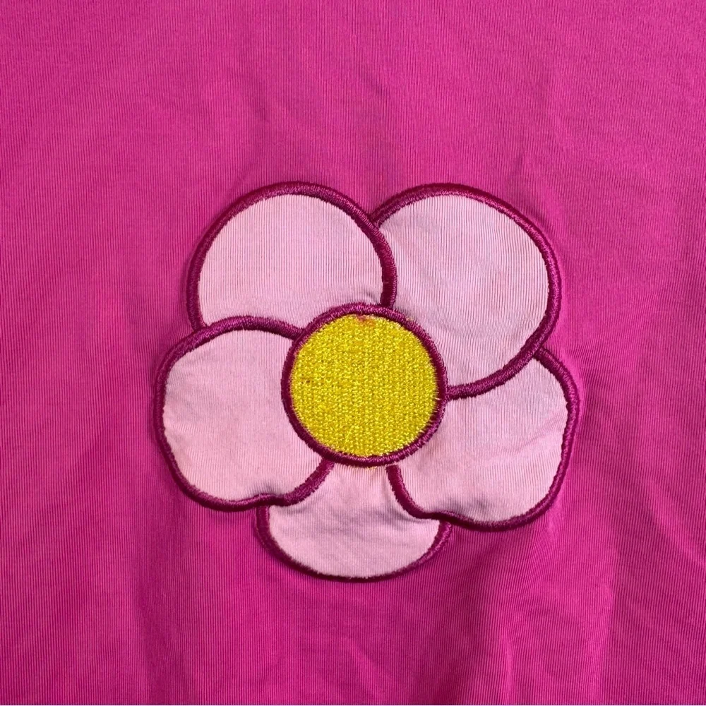 Coolibar Pink Long Sleeve RashGuard Girls Size L